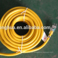 Cord de extensión de alta resistencia interior /exterior de 50 pies SJTW 10/3 con luz en amarillo